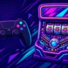 eスポーツとパチスロ機のイメージ