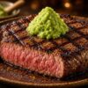 ワサビを載せたステーキのイメージ